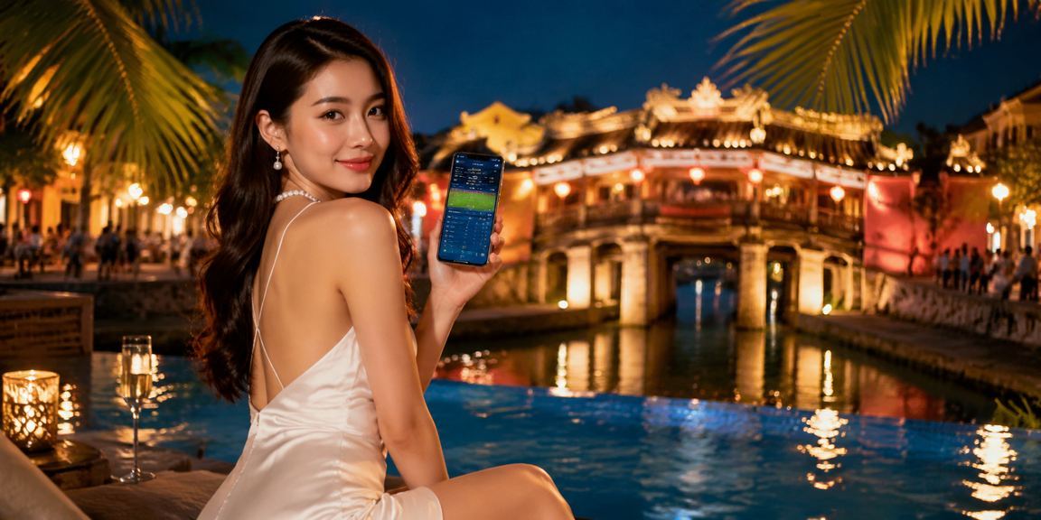 Không khí chợ đêm Hội An lãng mạn với người dùng VIP tận hưởng dịch vụ trực tuyến