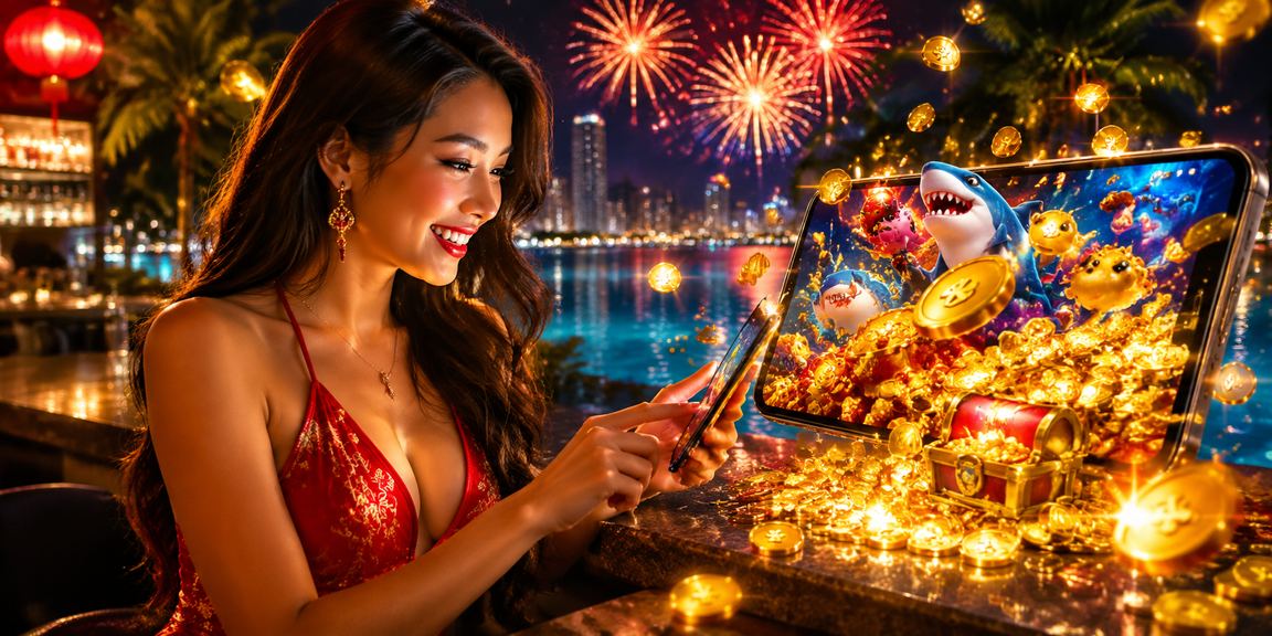 Người dùng truy cập casino mobile tại lễ hội bãi biển Nha Trang